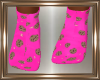 Mom's Pink Cookie Socks