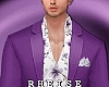 Purple Floral Suit II