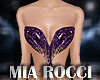 Iris Purple Gold Gown