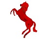 Horse Sculpture Red