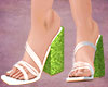 Margot Green Heels