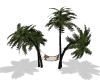 Palm with hammock pose