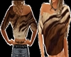 Brown Tiger  baggy top