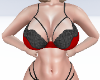 KTN Hot Strap Bra Red C