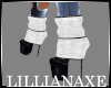 [la] White sock boot