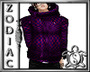 Emo Purple check jacket