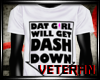 |V| Dash Down Shirt Wht