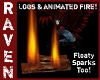 LOGS with FIRE & SPARKS!