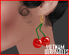 VD' Cherry Earrings