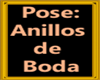 Anillos de Bodas /Pose