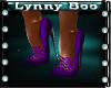 Chloe Purple Lace Heels