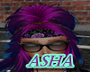 Purple rose bandana