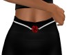 RED ROSE BELLY CHAIN