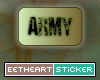 [E] Army Badge