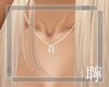 聹△ R Necklace