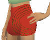 Red twirl Skirt