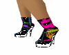 [PA] Neon Splatter Boots