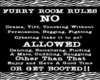 [CD]Furry Room Rules 