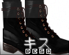 $ Vintage Tie Boot|Black