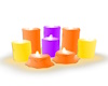 Coloured Candle Mix