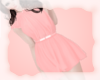 A: Pink dress