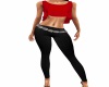 red tank blk pant