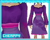 Purple Net Dress