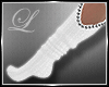 *Lb* Spiked Socks White