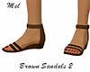 Brown Sandals 2 -Summer