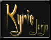 Kyrie Gold Name Sticker