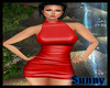 *SW*Red Leather Dress RL