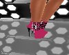 Rose Pink Heel Boots
