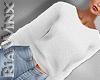 White Fluffy Sweater