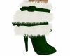 Santa green boot