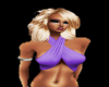 Angel's purple crop top