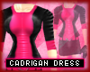 * Cadrigan dress - pink