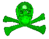 Green skeleton