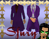 sf Zoot Suit Coat Purple