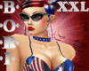 PATRIOTIC GIRL BKINI~XXL