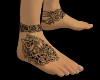 Feet with tattoo