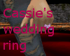 Cassie wedding ring.
