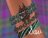 Green/Blk CuffBracelet(R