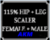 🐞Hip Leg Scaler115%