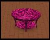 pink cheetah table