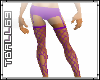 Purple Shorts W/stocking