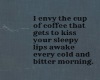 Lip Envy Coffee Cup