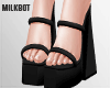 Bella Black Heels