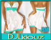 DJL-BM Satin WhtTurqu