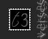 -V- T3 Silver Logo Stamp