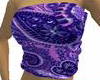 Dark Purple Paisley